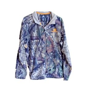 Mossy Oak Camo Pullover Fleece Jacket Size L/G 42-44 with Pockets
